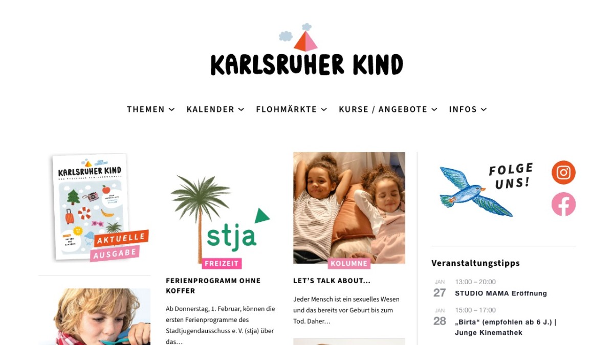 Karlsruher Kind Website