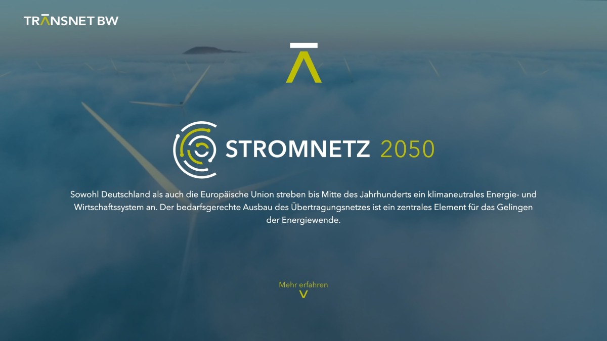stromnetz 2050 website